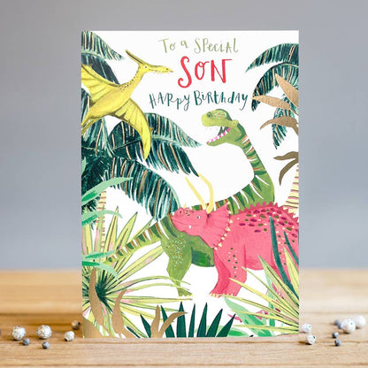 Dinosaur Birthday Card | Son Birthday Card | Children's Card