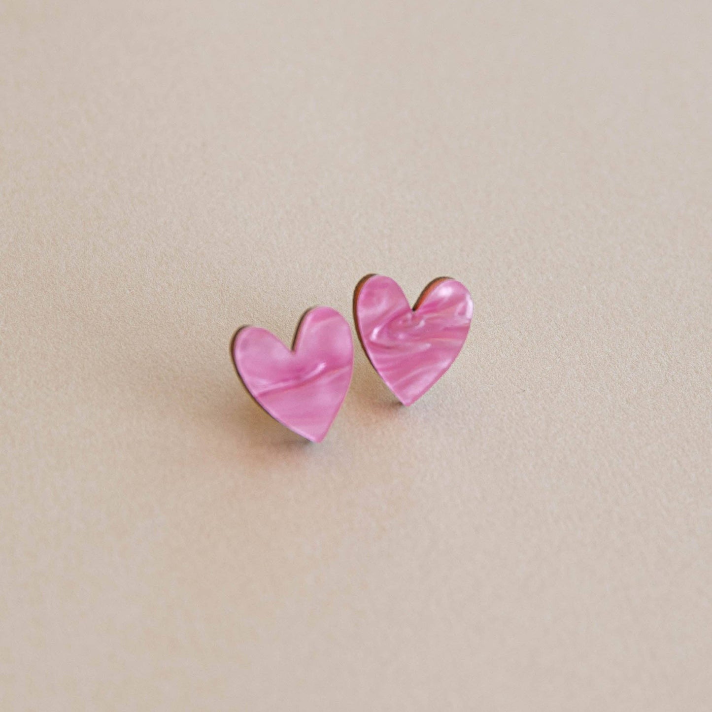 I Heart You Stud Earrings | pepper you | Handmade jewellery