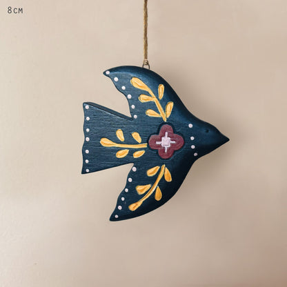 Folk Art Hanging Bird