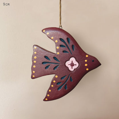 Folk Art Hanging Bird