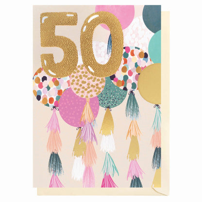 50th Birthday Balloons
