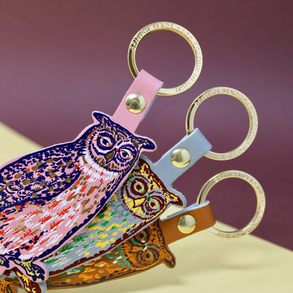 Nocturnal Owl Key Ring