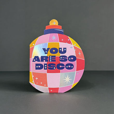 Disco Ball - Greeting Card
