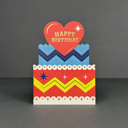 Mini Cake - Greeting Card