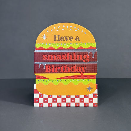 Burger - Greeting Card