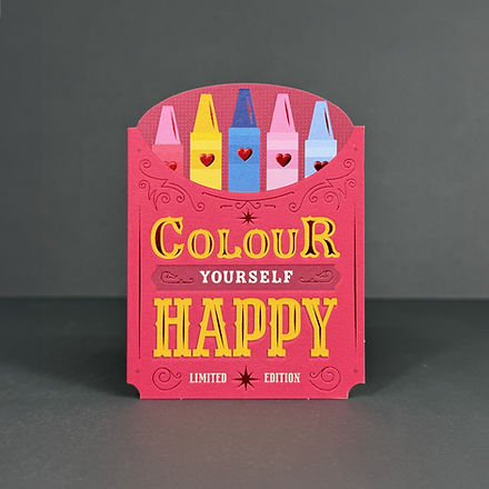 Vintage Crayons - Greeting Card