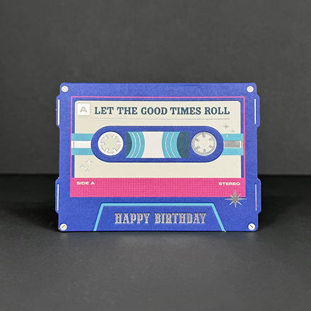 Retro Casette - Greeting Card