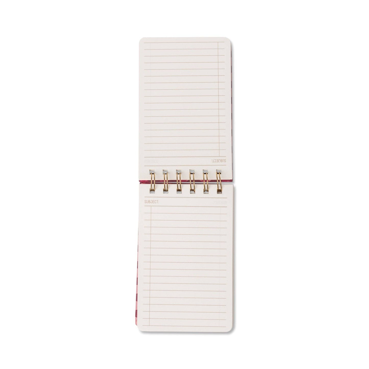 Tulip Twin Wire Notepad - Pinwheel Pink
