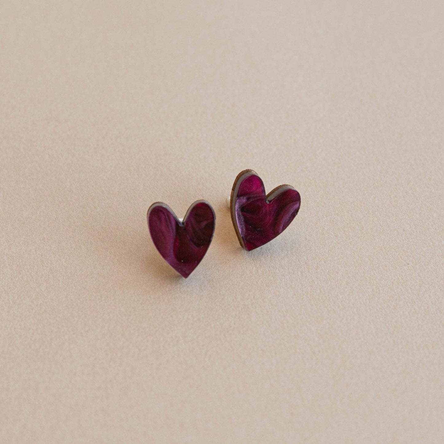 I Heart You Stud Earrings | pepper you | Handmade jewellery