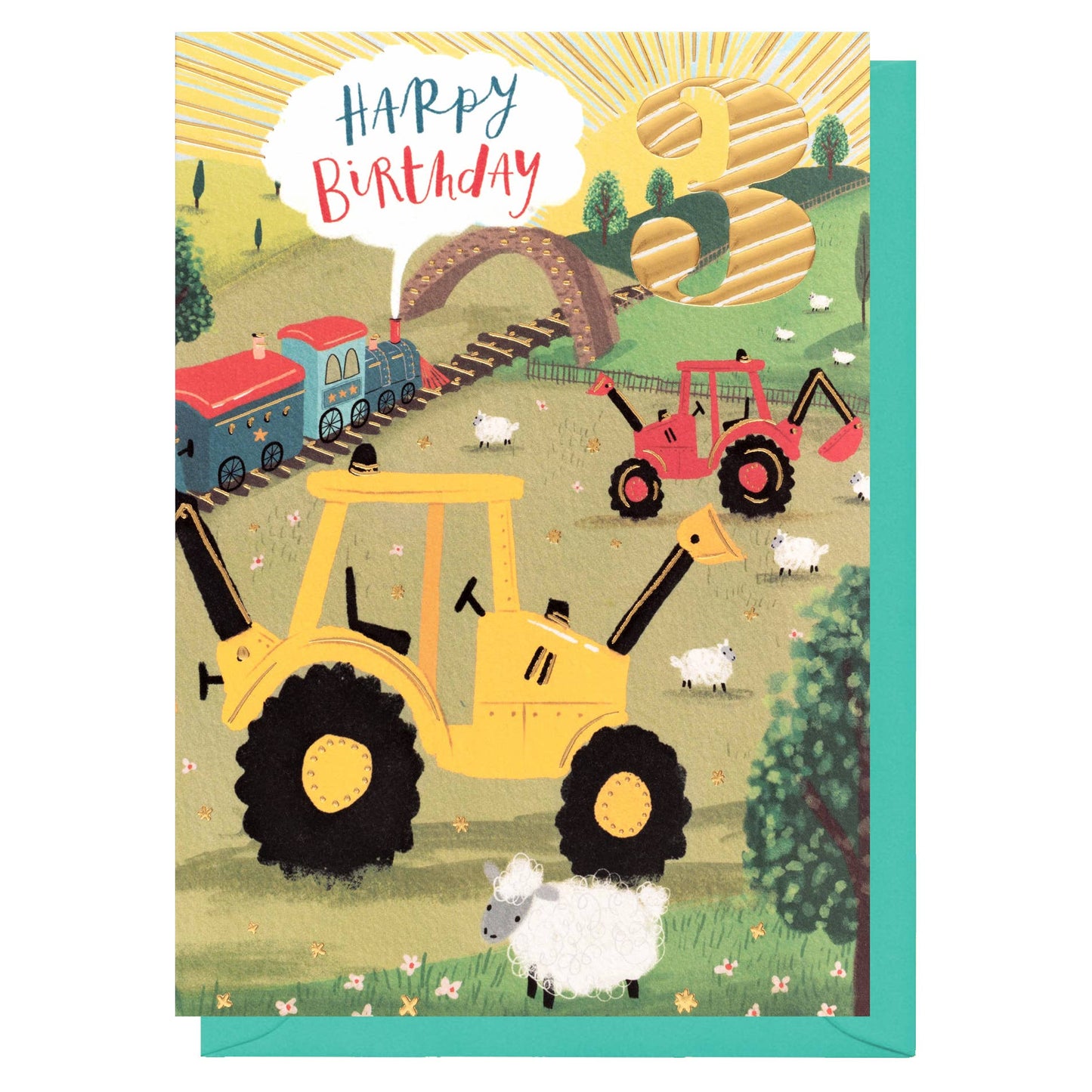 Age 3 Tractors & Diggers  Birthday | Milestone Age | Kids