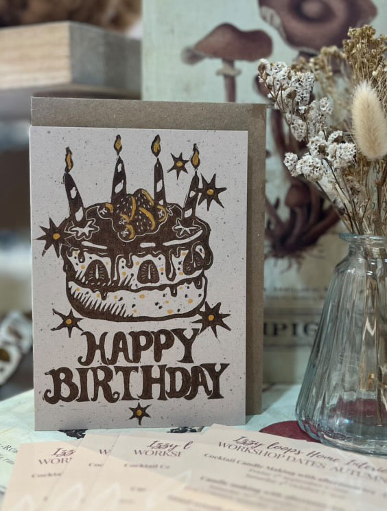 Handprinted Greetings Cards