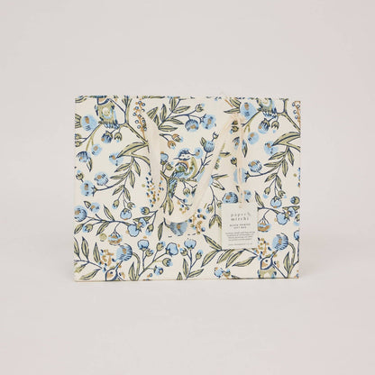Hand Block Printed Gift Bags (Medium) - Blue Stone Refresh