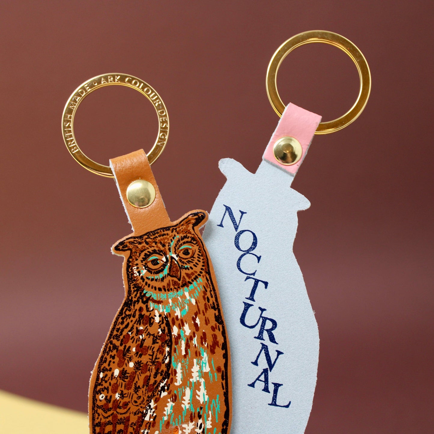 Nocturnal Owl Key Ring