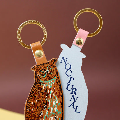 Nocturnal Owl Key Ring