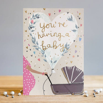 New Baby Pram Card | Gender Neutral Baby | New Baby Card