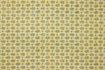 Block Printed Wrapping Paper Sheets - BP Ditsy Floral Sunshine