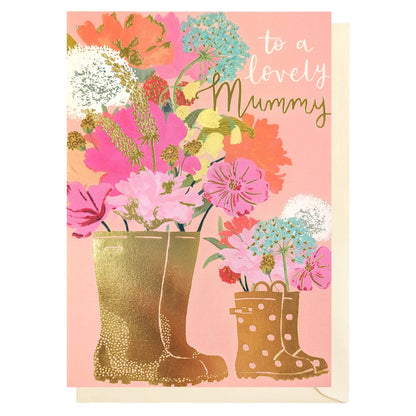 Mummy Wellies and Flowers | Female Birthday | Mother’s Day