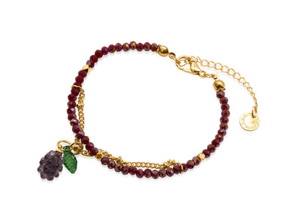Dyonissus Bunch of Grapes Beaded Bracelet
