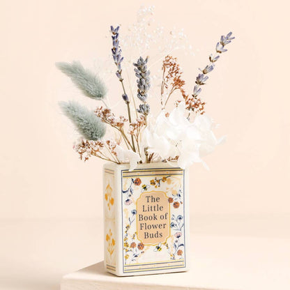 Ceramic Little Book of Flower Buds Tiny Vase