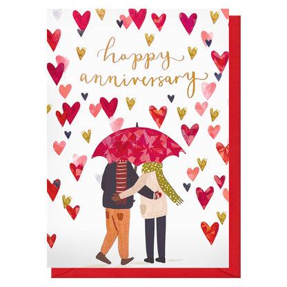 Happy Anniversary Hearts  Card | Anniversary Cards