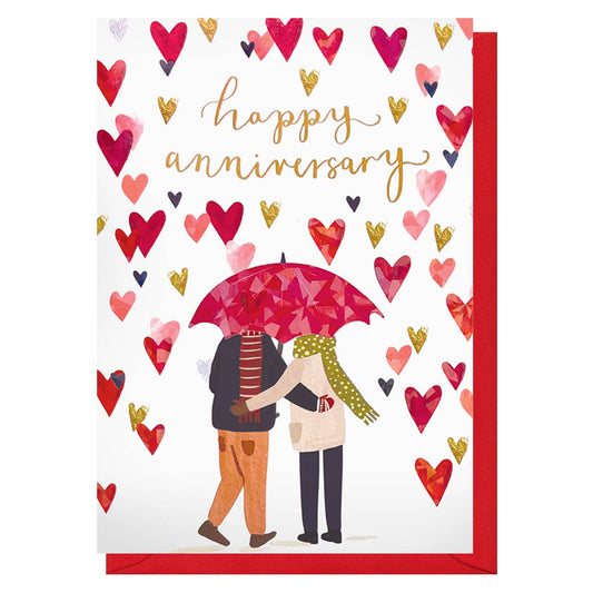 Happy Anniversary Hearts  Card | Anniversary Cards