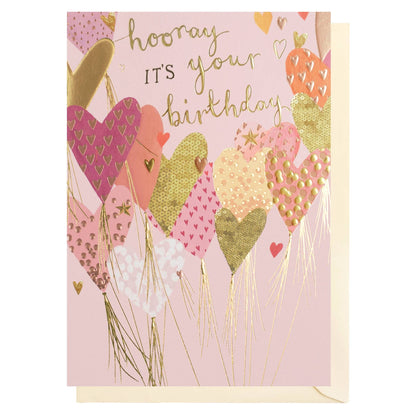 Birthday Hearts Card | Female Birthday Card