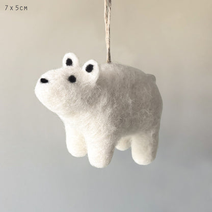 Needle Felted Polar Bear