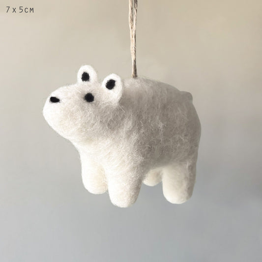 Needle Felted Polar Bear