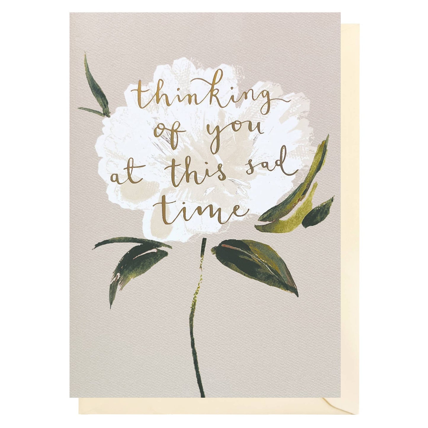 Thinking Of You Card | Sympathy Flowers Card | Loss Card