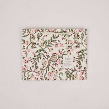 Hand Block Printed Gift Bags (Medium) - Blush Refresh