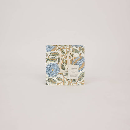 Hand Block Printed Gift Bags (Small) - Blue Stone Refresh