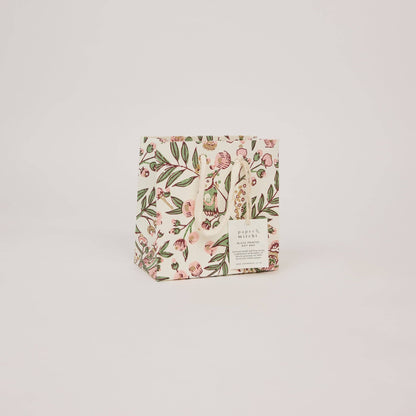 Hand Block Printed Gift Bags (Small) - Blush Refresh
