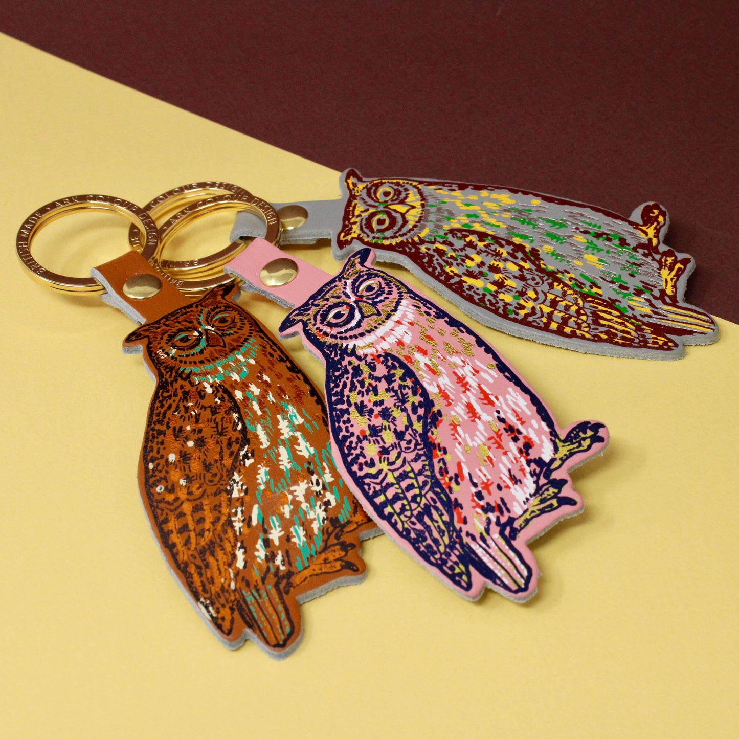 Nocturnal Owl Key Ring