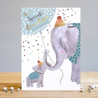 Elephant Happy Birthday Grandson