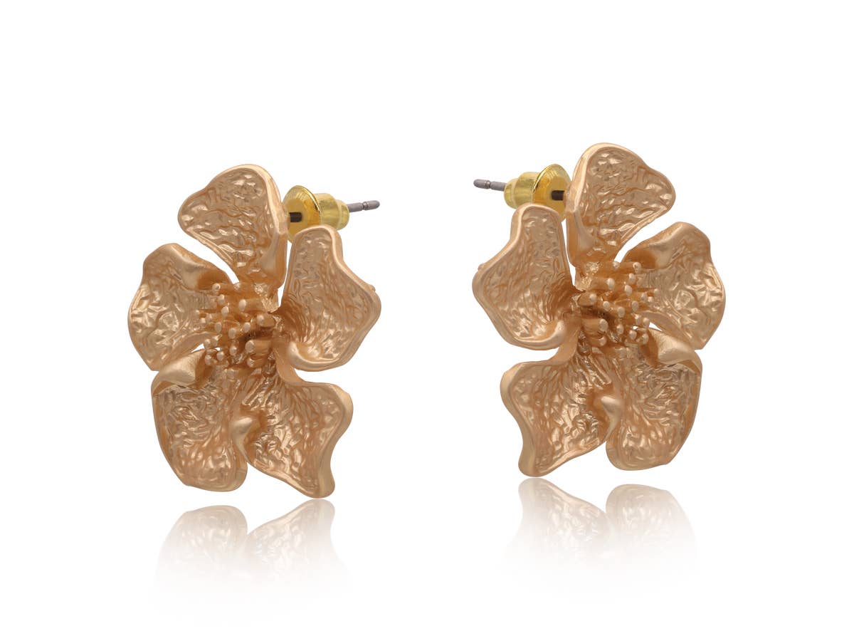 LOLA MATTE METAL EARRINGS