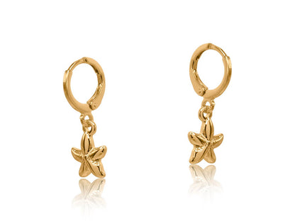 SOFIA SEA TOKEN PETITE HUGGIE EARRINGS