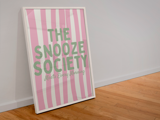 The Snooze Society Print