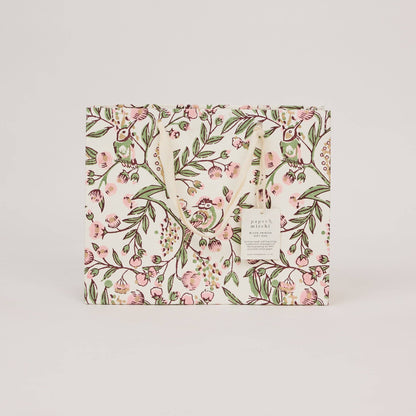 Hand Block Printed Gift Bags (Medium) - Blush Refresh