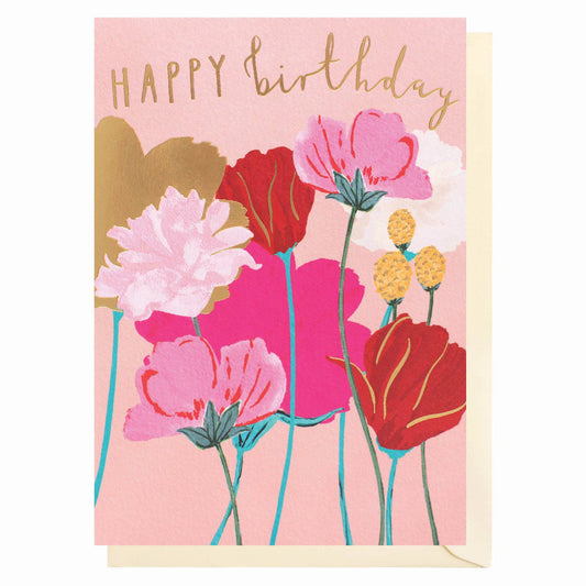 Happy Birthday Floral