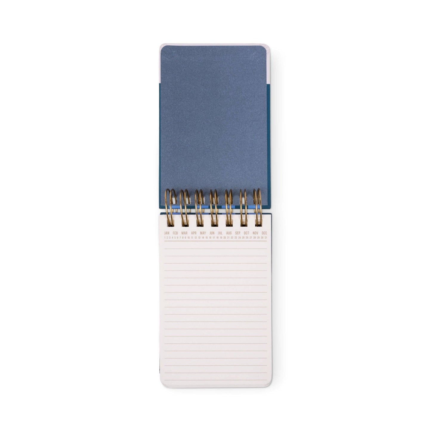 Twin Wire Chunky Notepad - Blue + Navy