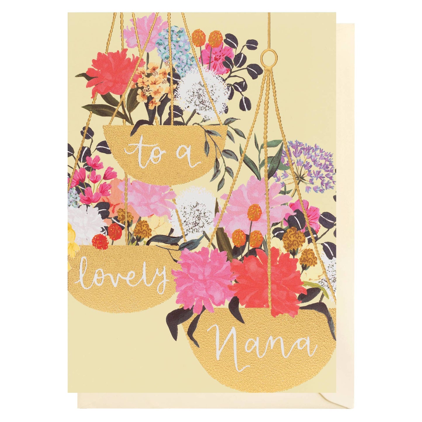 Nana Hanging Basket | Female Birthday | Relations Card