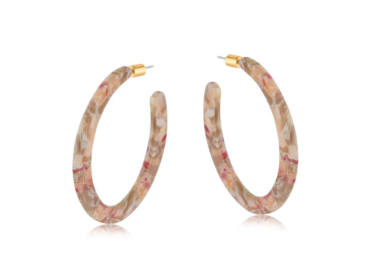SYLVIA RESIN STATEMENT EARRINGS