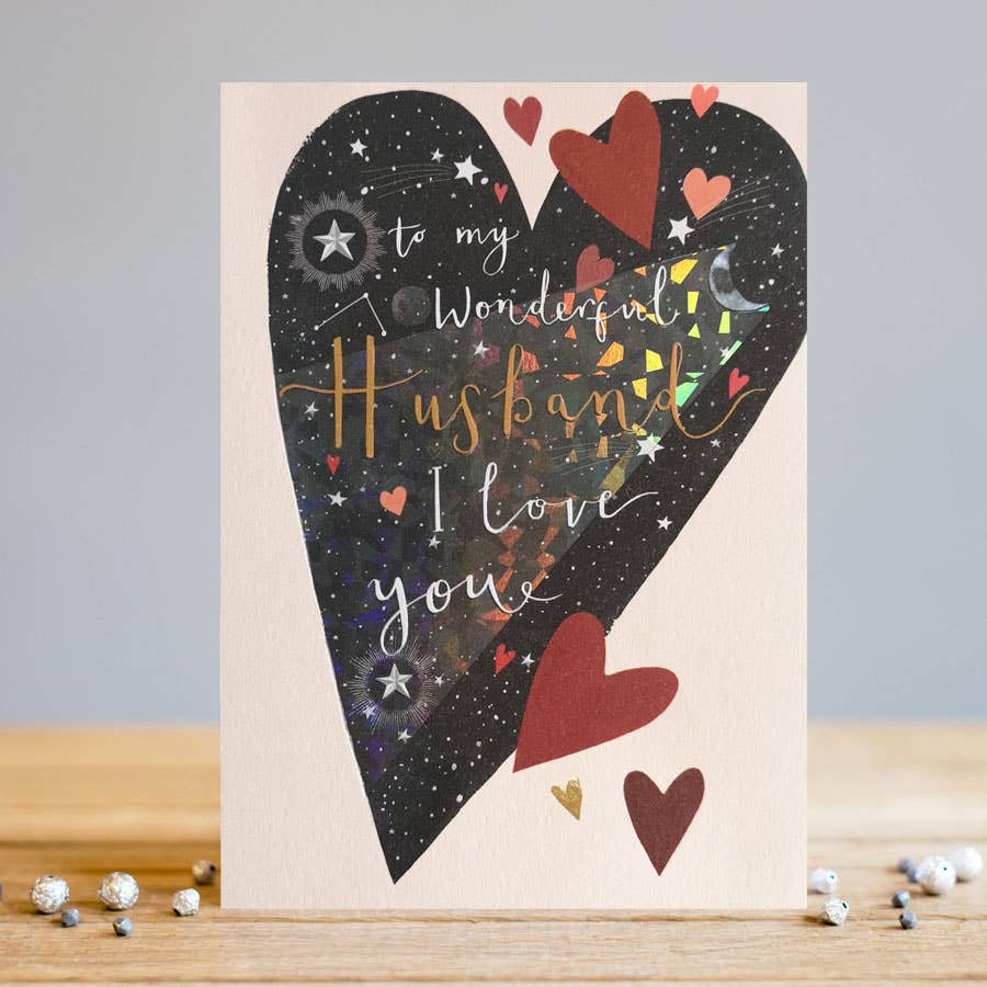 Love You Heart | Husband Anniversary Card