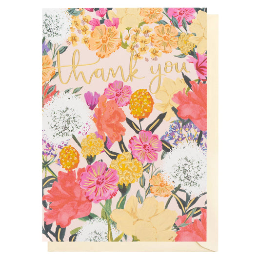 Thank You Bright Flowers | Thank You Card