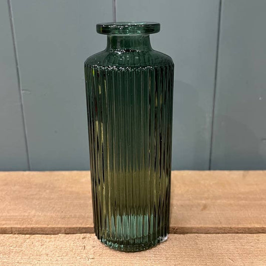 Green Glass Bottle (13.2cm)
