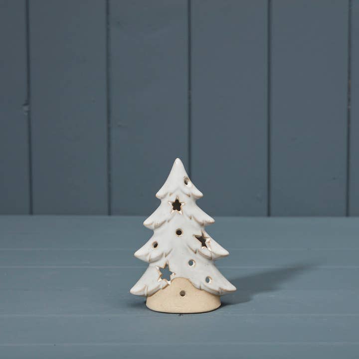 Ceramic Tree Tealight Holder (12.5cm)