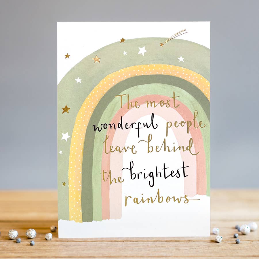 Rainbows Sympathy Card | Condolences Card