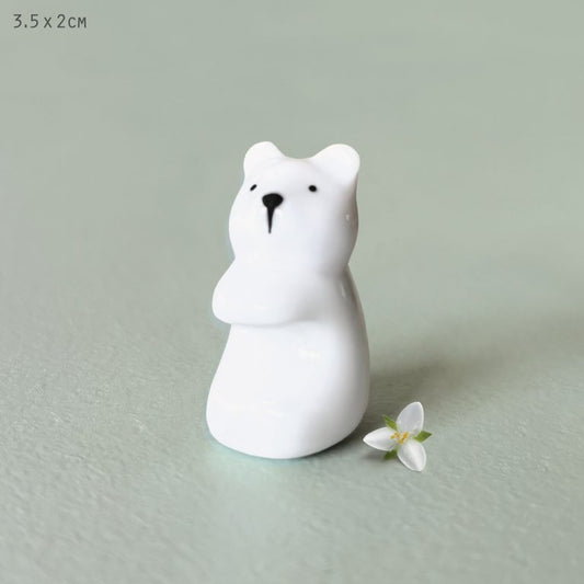 -Porcelain bowl charm-Bear