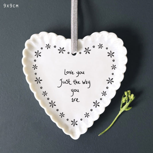 Scallop heart-Love you just the way
