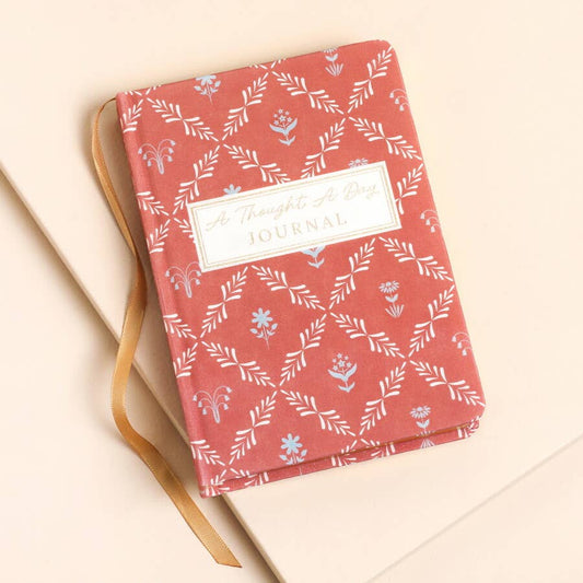 Terracotta Floral Thought A Day Notebook